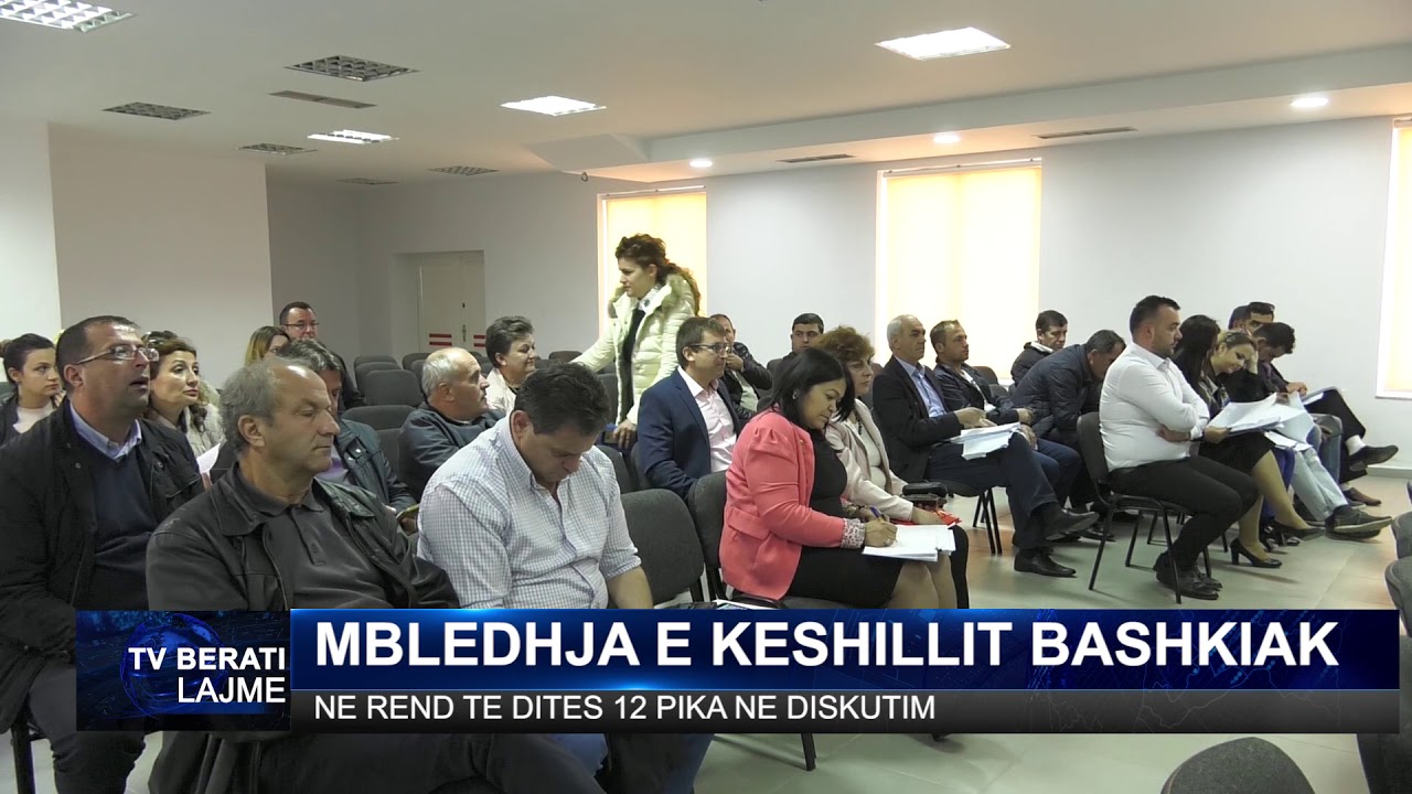 BERATI TV LAJME 26 TETOR: MBLEDHJA E KESHILLIT BASHKIAK BERAT