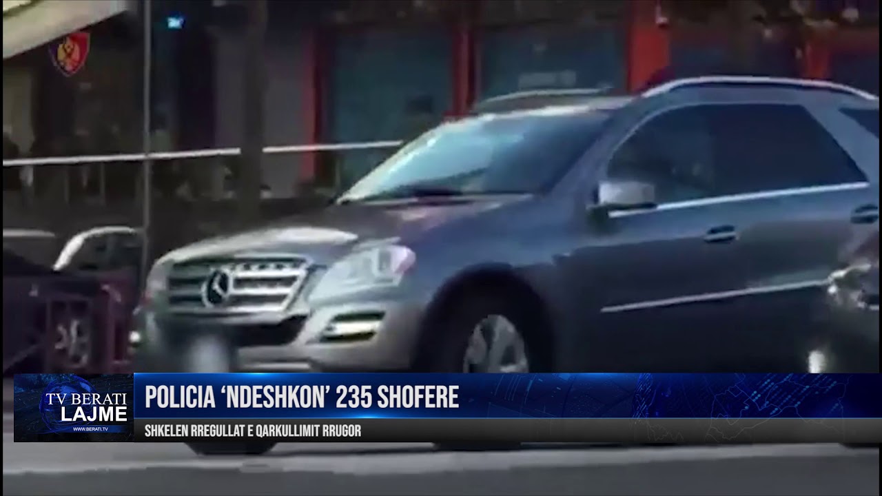 TIRANE, POLICIA NDESHKON 235 SHOFERE