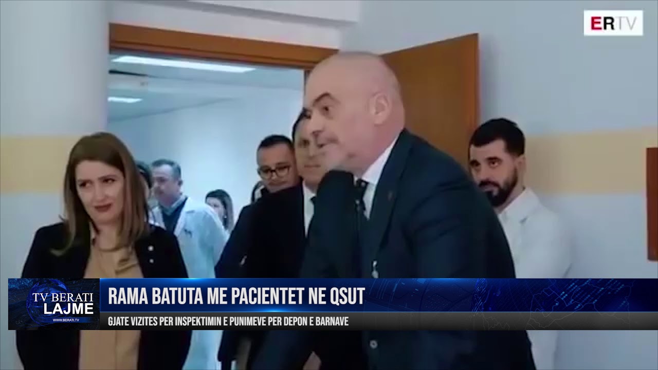 “Iu morën lekë”, Kryeministri Rama batuta me pacientët në QSUT