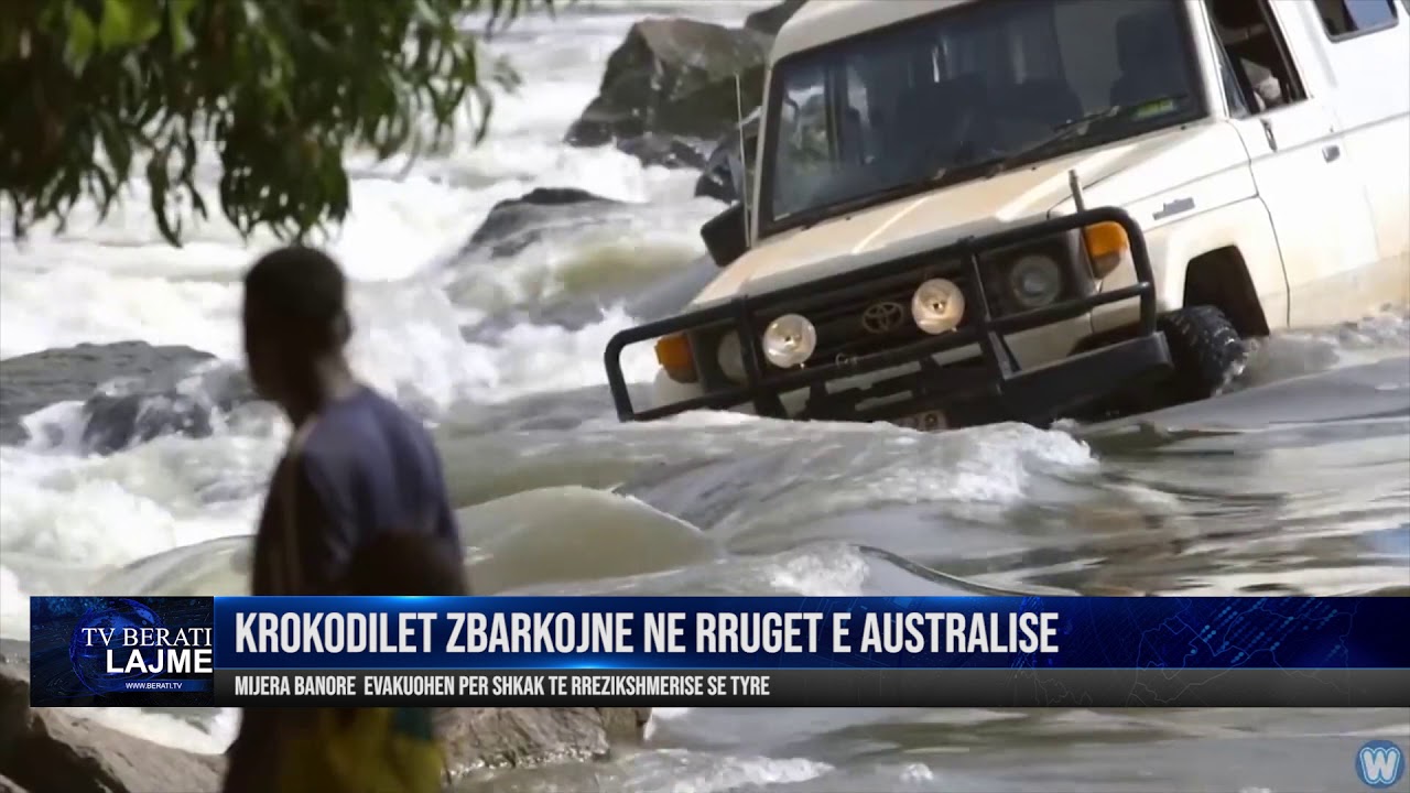 Krokodilët uzurpojnë rrugët e Australisë