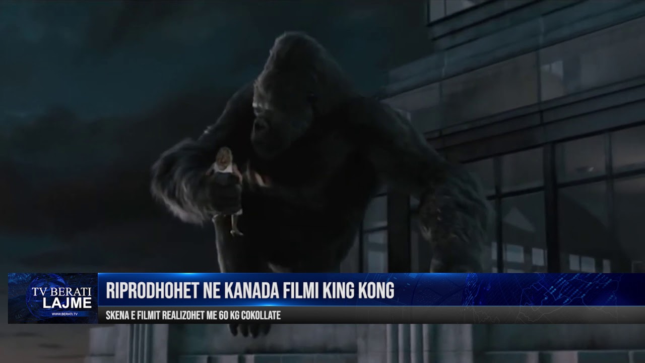 Riprodhohet në Kanada, me 60 kg çokollatë, një skenë e filmit King Kong