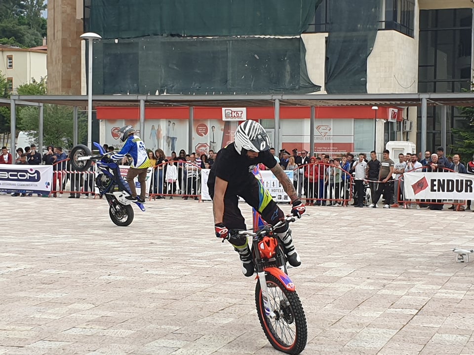 Spektakël me motora në Berat 3 61115061 623324201510927 3291667861981888512 n