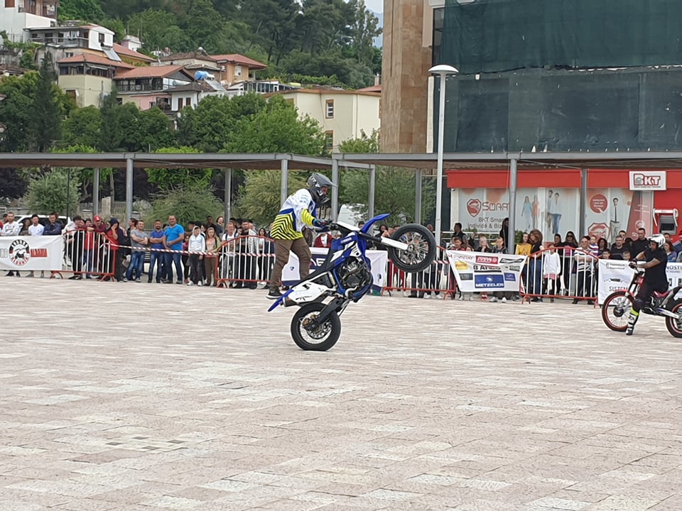 Spektakël me motora në Berat 4 61644527 370695896884118 951477535445614592 n