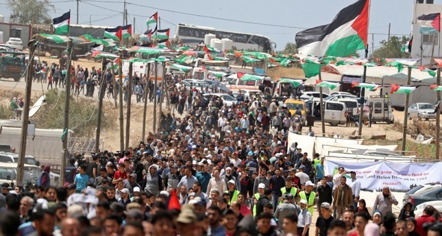 645x344 3 palestinians injured as israeli soldiers use force against nakba demonstrators 1557919893754