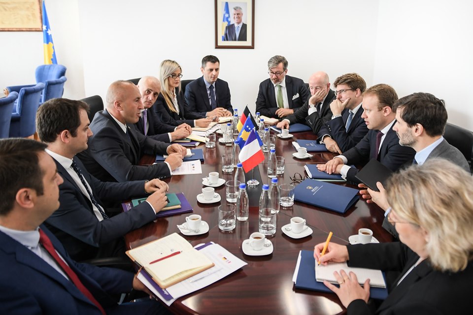Haradinaj: Presim që Gjermania dhe Franca ta rikthejnë dialogun në binarë