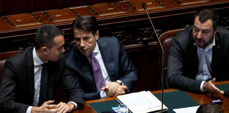 Di Maio Conte Salvini