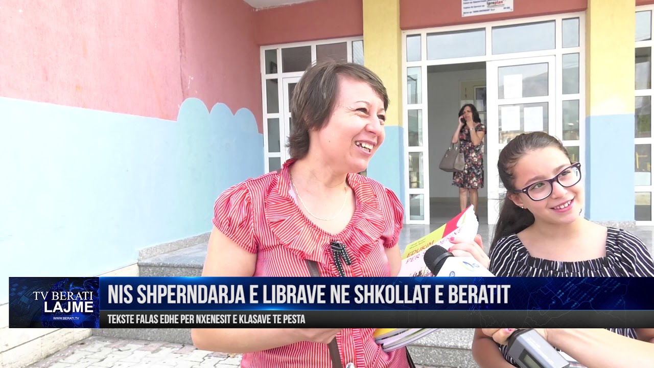 NIS SHPERNDARJA E LIBRAVE NE SHKOLLAT E BERATIT: TEKSTE FALAS EDHE PER KLASAT E PESTA