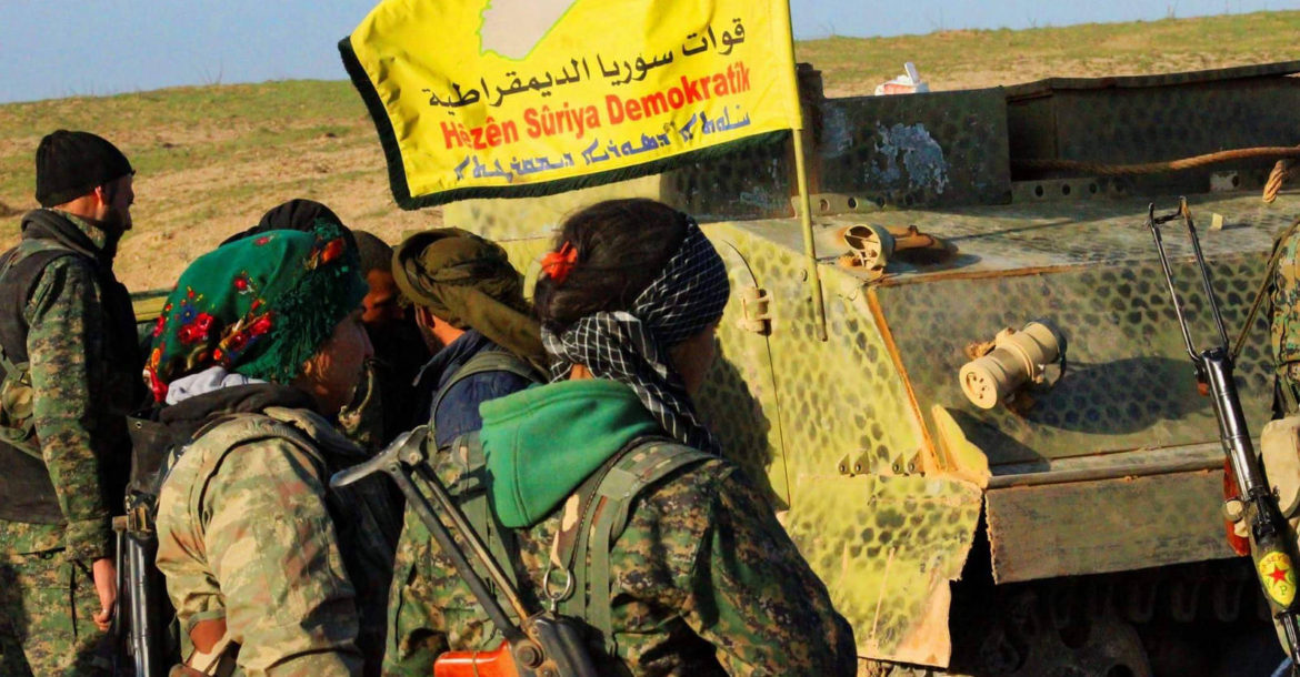 Ç'po ndodh? Aleatët kurdë të SHBA-ve njoftojnë tërheqjen nga kufiri turko-sirian 12 ypg sdf fighters june 2016