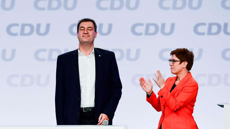 GARA/ Kush do jetë pasuesi i Merkelit? Fjalimi i liderit CSU-së vë në diskutim Annegret Kramp-Karrenbauer 13 w 55655515 1
