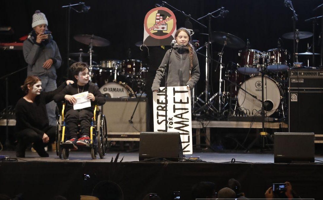 Greta Thunberg Protest Madrid 2019 Foto Anadolija e1575709620211