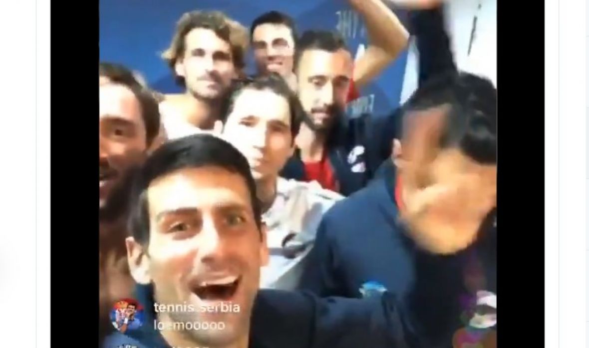 Gjokoviç me këngë nacionaliste serbe, ambasadori kosovar: një kampion aspak i dashur, një primitiv! 3 Djokovic Australija januar2020 PS