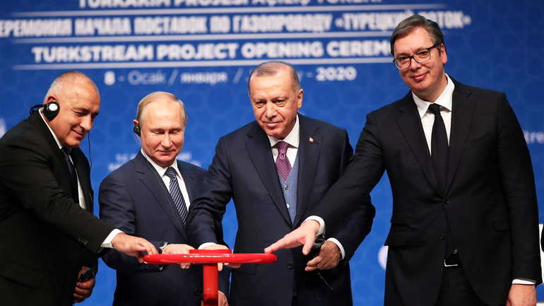 borisov putin erdogan vucic turski tok epa 2