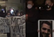 Qirinj, thirrje dhe pankarta, protestë në Berat, të rinjtë: Të ikë Lleshaj, drejtësi për Klodianin