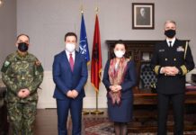 Peleshi takon ambasadoren e SHBA-ve: Projekte madhore të përbashkëta për mbrojtjen dhe sigurinë