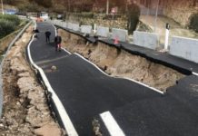 U rikonstruktua një vit më parë, KLSH ngre grup kontrolli për shembjen e rrugës në Borsh