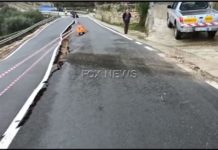 Reshjet çanë në mes rrugën e Borshit, flet drejtori i ARRSH Verdho: Muri pësoi çedim 1 vit më parë, kemi një studim…