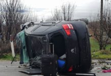 Përmbyset makina, aksident i frikshëm në aksin Korçë-Maliq