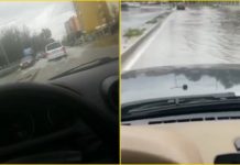 Shirat e dendur shkaktojnë përmbytje në rrugët e Durrësit
