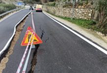 U rikonstruktua këtë vit, reshjet e shiut dëmtojnë rrugën e Borshit