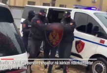 Kreu vjedhje me armë në Itali, ‘Shqiponjat’ kapin 23-vjeçarin në mes të Shkodrës. Mund të dënohet me 20 vite burg