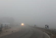 Mjegull e dendur në Pogradec, shoferët qarkullojnë me vështirësi