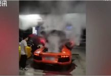 VIDEO/ Kinezët janë të parët për eksperimente, tentojnë të pjekin mish me flakën e Lamborginit, digjet supermakina