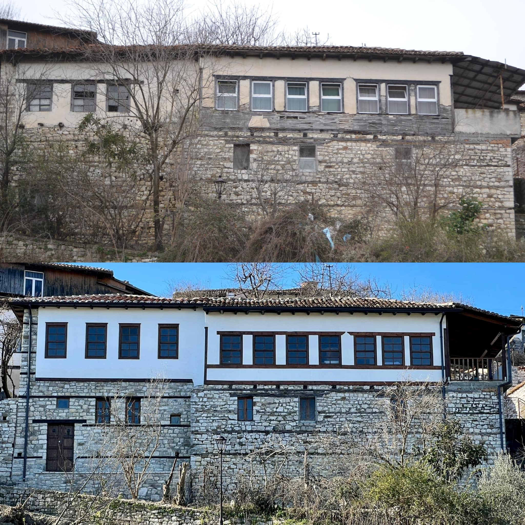 Restaurohen banesat Çakaresko dhe Kondakçiu në lagjen “Kala” të Beratit