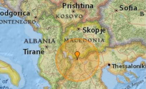 IGJEUM: Intesiteti i tërmetit 6 ballë, epiqëndra 40 km larg Bilishtit