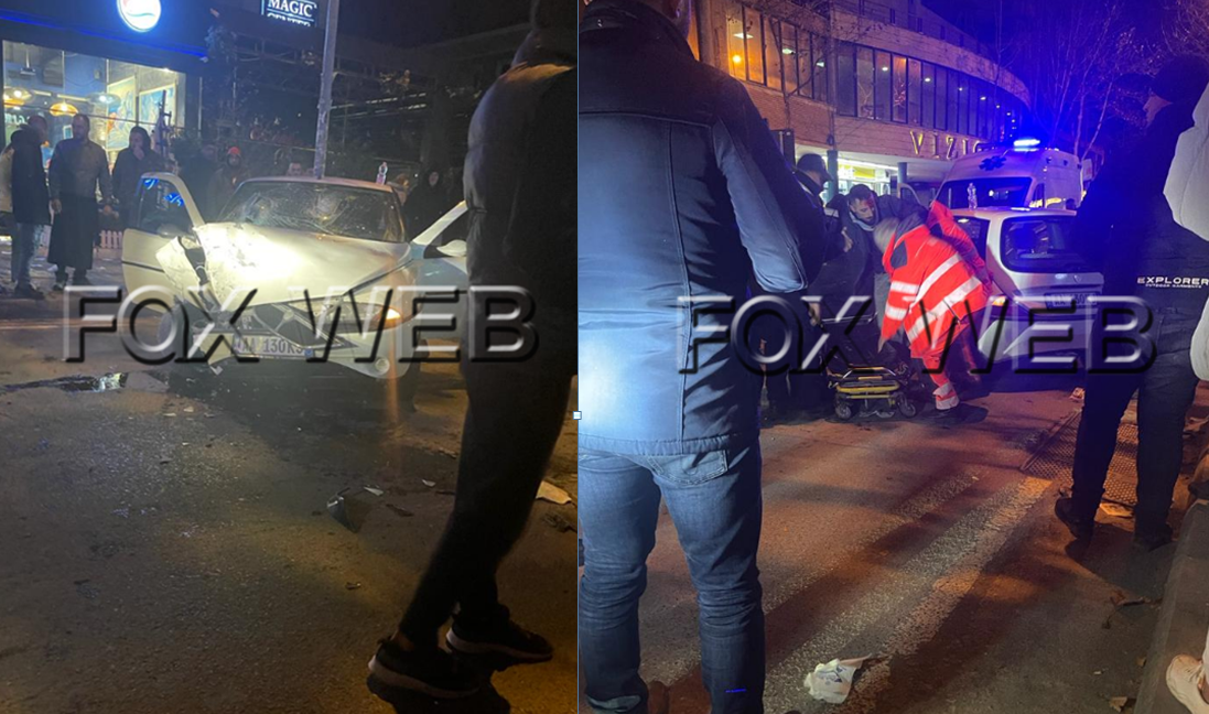 Aksident i rëndë në “Don Bosko” në Tiranë, i plagosuri transportohet me barelë drejt spitalit