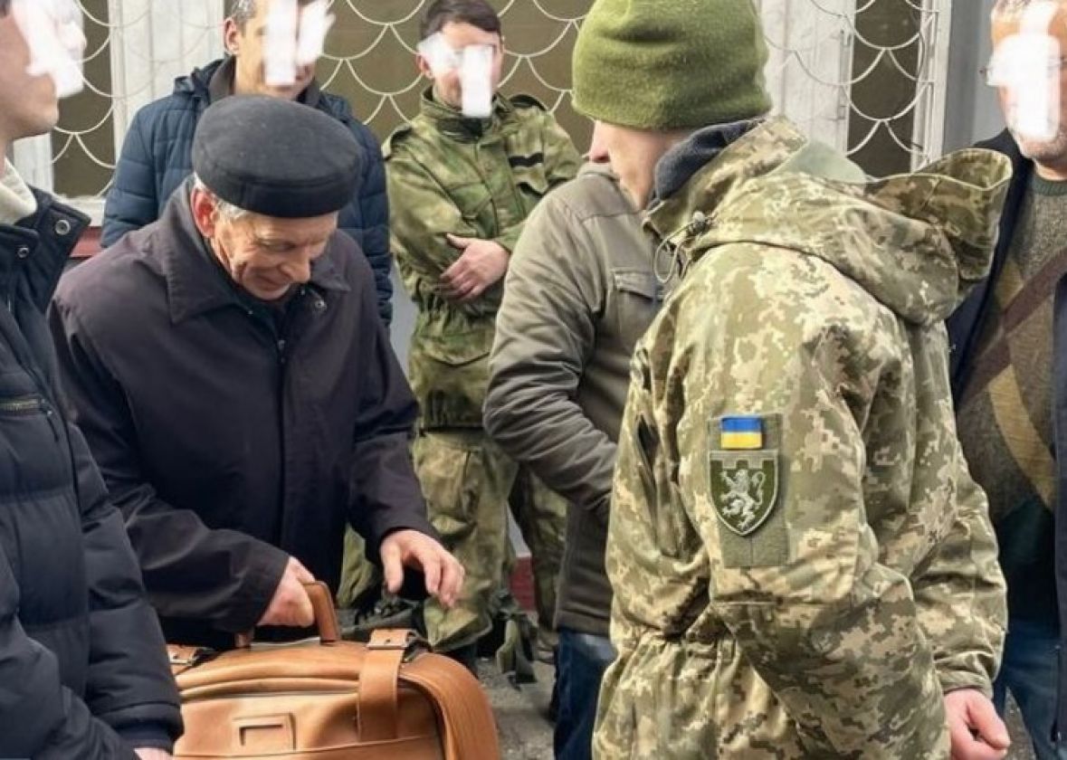Një gjysh në ushtrinë ukrainase: Erdha të luftoj!