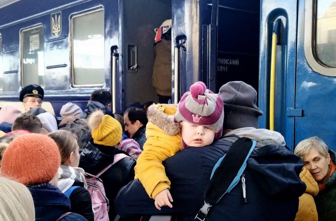 Ikjet: dy vende ofruan transport treni falas për ukrainasit
