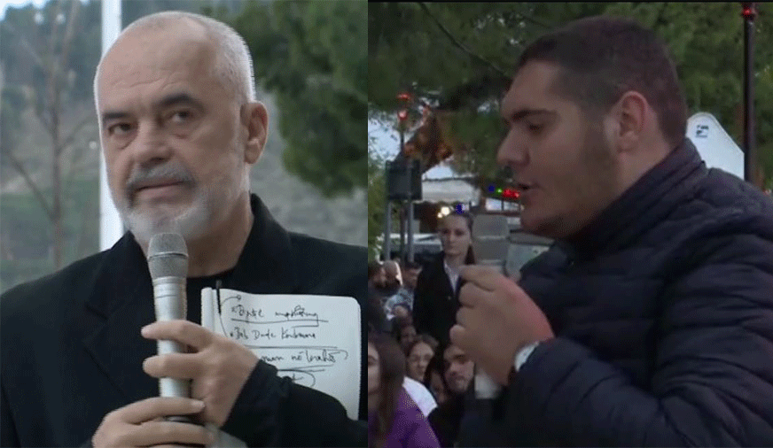 “Kur kam qenë i vogël më keni mbajtur ju në krahë, ndaj jam i bekuar”, Rama i përgjigjet më batuta të riut nga Berati: Ma ha mendja se të ka ecur nga unë