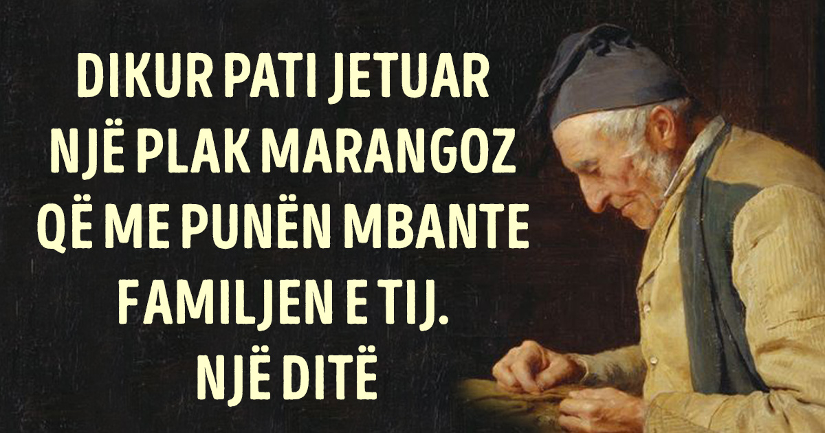 Marangozi bëri gati arkat, i mbushi, u vuri kapakët, dhe mbylli punishten, rrugës për në shtëpi iu kujtuan syzet…
