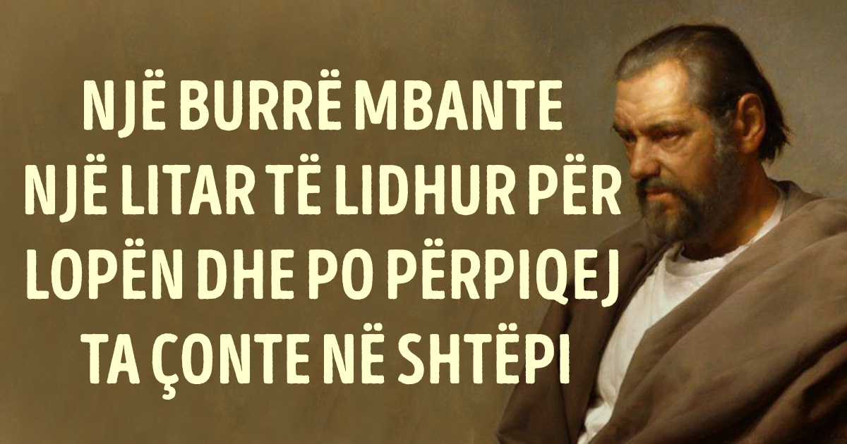 “Çfarë ka për të qeshur?”, i tha kalimtarit… “Vëlla! Nuk po qesh me ty. Po qeshja me veten…”, iu përgjigj tjetri
