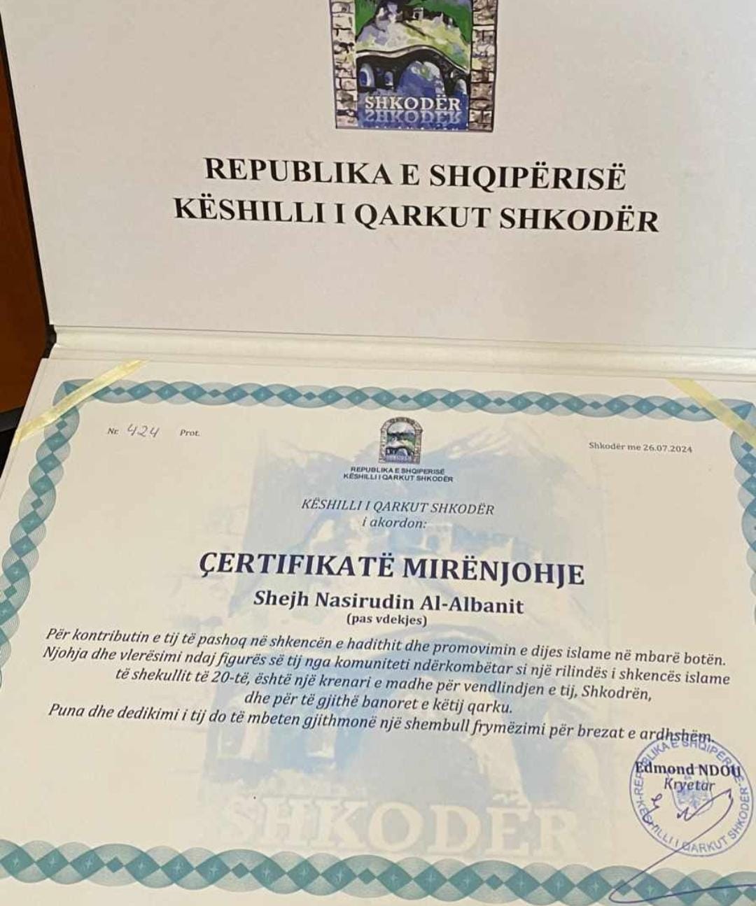 Shkodra nis nderimin e një prej bijve të saj të shquar