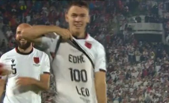 Gjesti i veçantë për nipin, Kristjan Asllani i dedikon golin nga Gjeorgjia