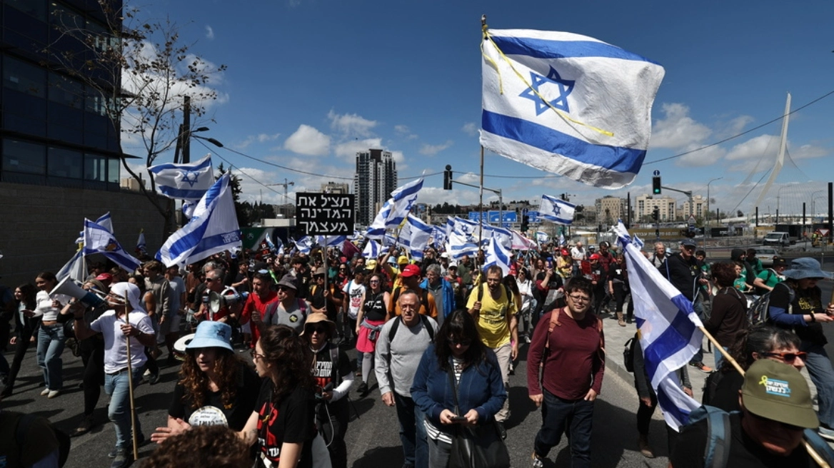 Protestë e madhe anti-Netanyah në Jerusalem