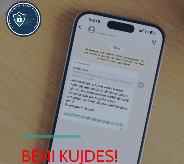 Kujdes nga ky mesazh që po shpërndahet në WhatsApp, nëse e klikoni ju vjedh llogarinë