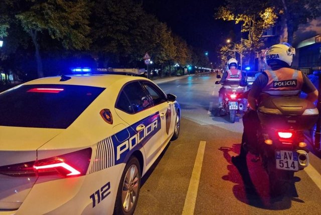 Përplasje mes disa personave me rrezikshmëri të lartë dhe policisë në Ksamil 2 Policia naten tirane