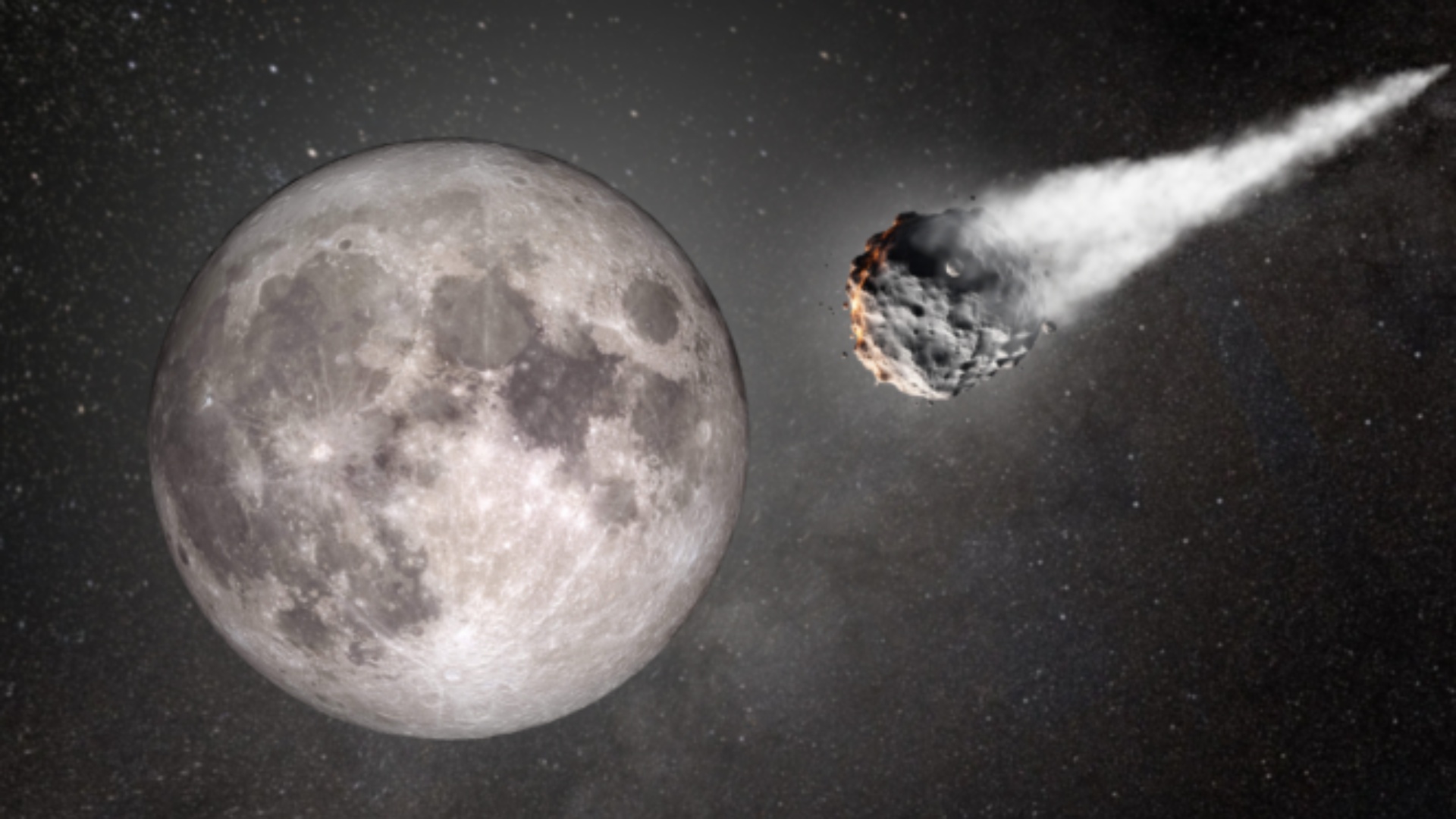Asteroidi kërcënues: probabiliteti i përplasjes me Hënën po rritet, tani ka arritur në 3.8%