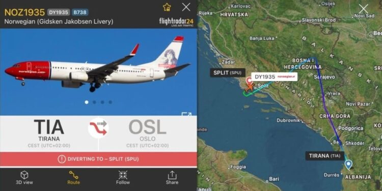 Kriset xhami, avioni i linjës Tiranë-Oslo bën ulje emergjente në Split 11 IMG 1445 750x375 1