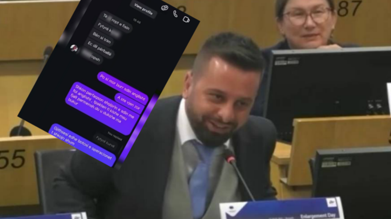 FOTO-VIDEO/ E kritikoi për anglishten, kryebashkiaku i Ersekës SHPËRTHEN me ofendime ndaj qytetarit!
