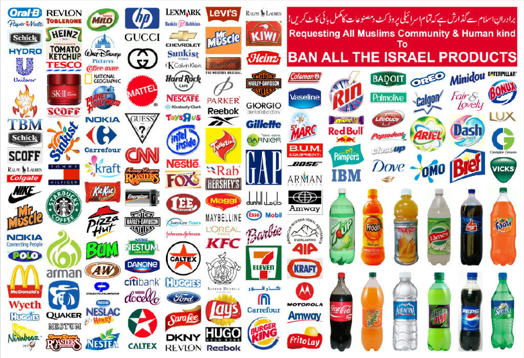 Bojkotoni produktet izraelite dhe që ndihmojnë gjenocidin në Gaza
