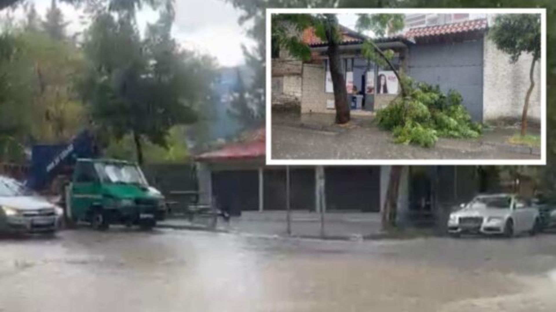 Moti i keq përfshin Elbasanin, raportohet për përmbytje dhe dëme 2 hudhra 42