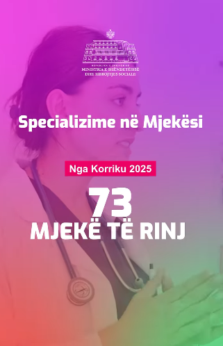 Koçiu: 73 mjekë të rinj iu shtuan spitaleve publike në korrik