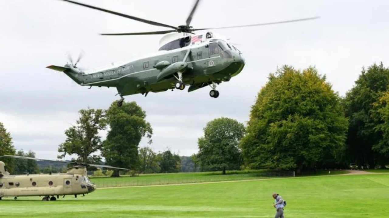 VIDEO/ Panik për Donald Trump, helikopteri i pëson defekt në ajër 15 900 0 1758300448xyy 133 sd 1