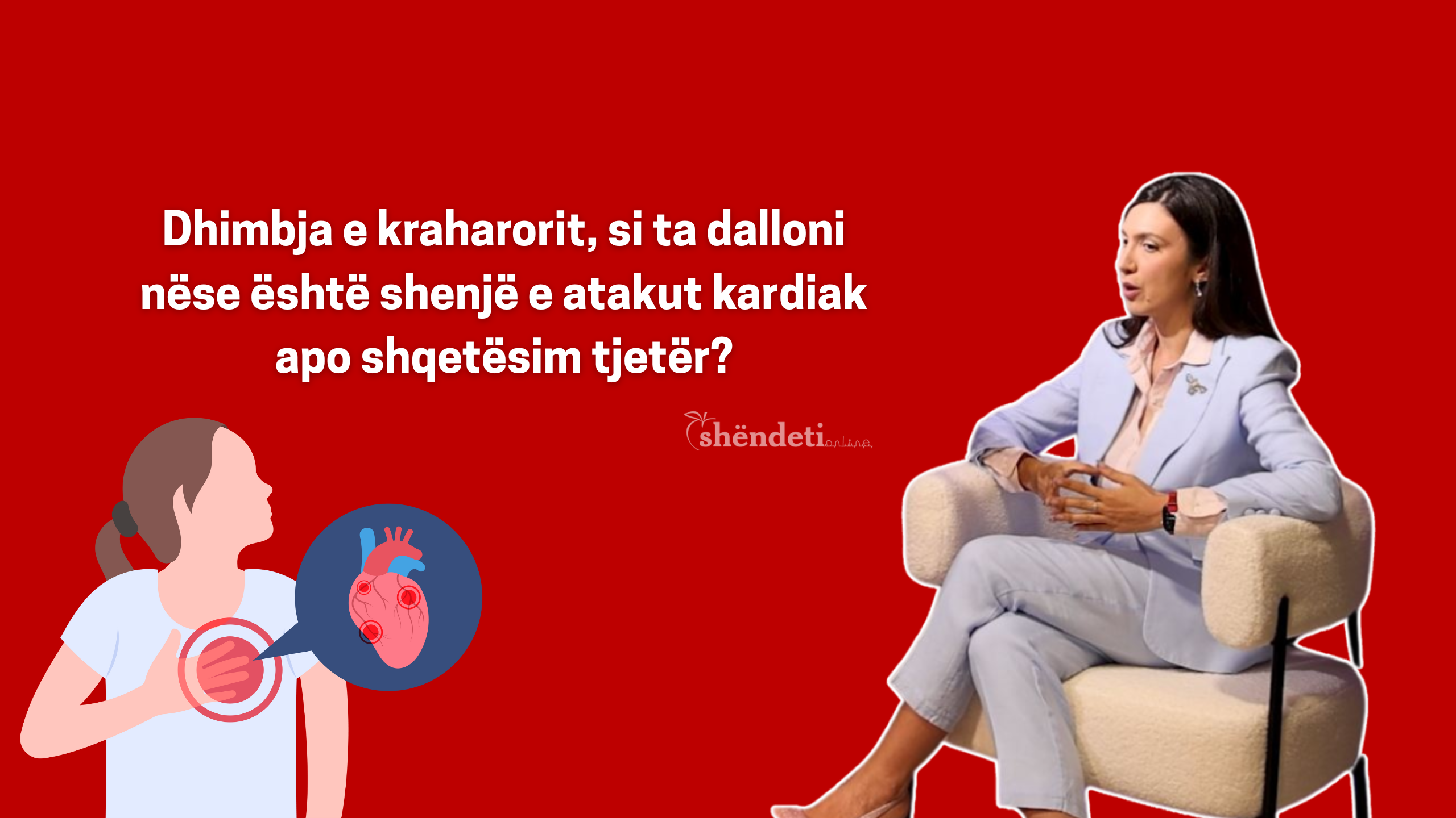 Dhimbja e kraharorit, si ta dalloni nëse është shenjë e atakut kardiak apo shqetësim tjetër?