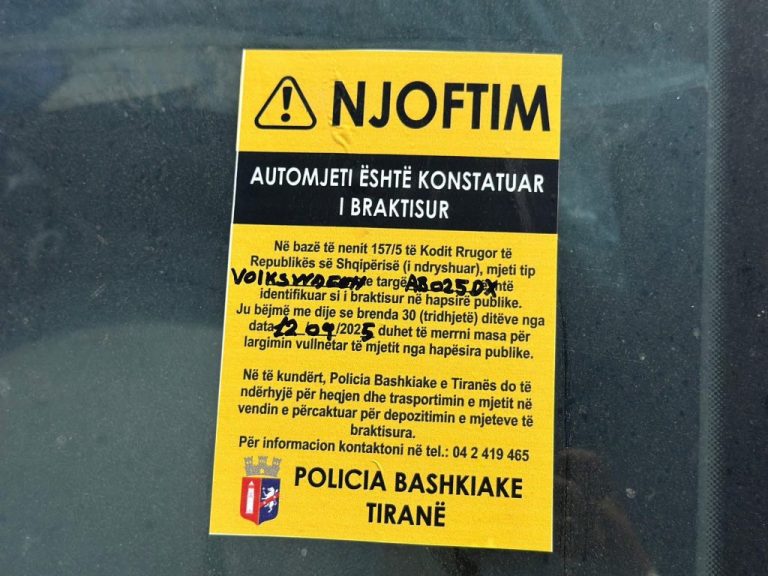 Policia bashkiake, 30 ditë afat për të hequr mjetet e braktisura, më pas kalojnë në pikat e bllokimit 1 polic