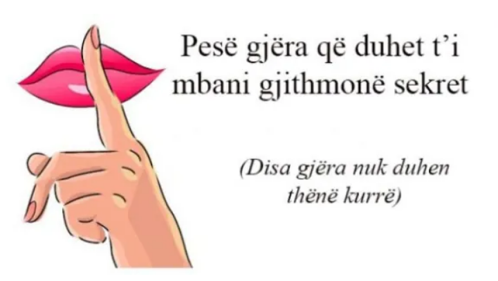 5 gjëra që duhet t’i mbani gjithmonë Sekret