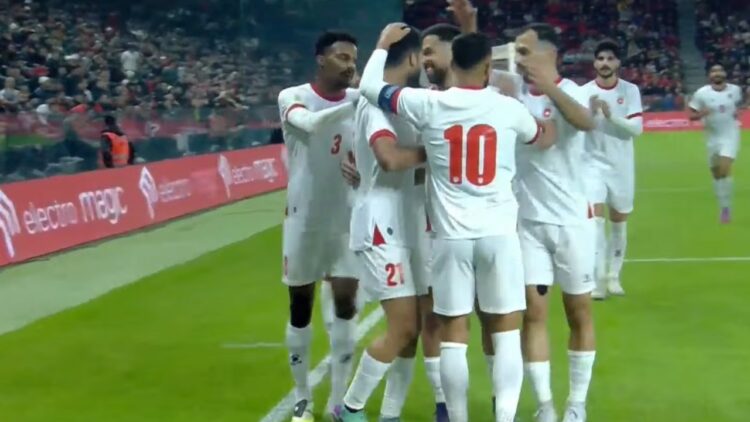 Jordania gol me kokë kunder Kombëtares tone